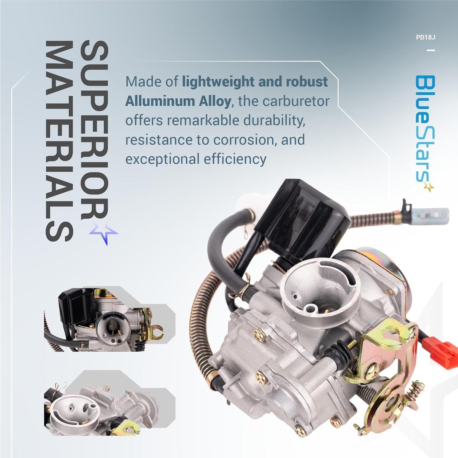 [Lifetime Warranty] 50CC GY6 Carburetor Kit 4 Stroke image 5