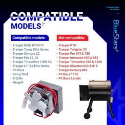 [Lifetime Warranty] 2.0RPM Grill Auger Motor 120V 60Hz 2 Pole thumbnail 1