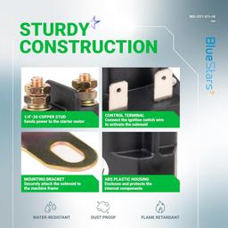 [Lifetime Warranty] 862-1211-211-16 AM138068 Starter Solenoid Relay 12V thumbnail 5