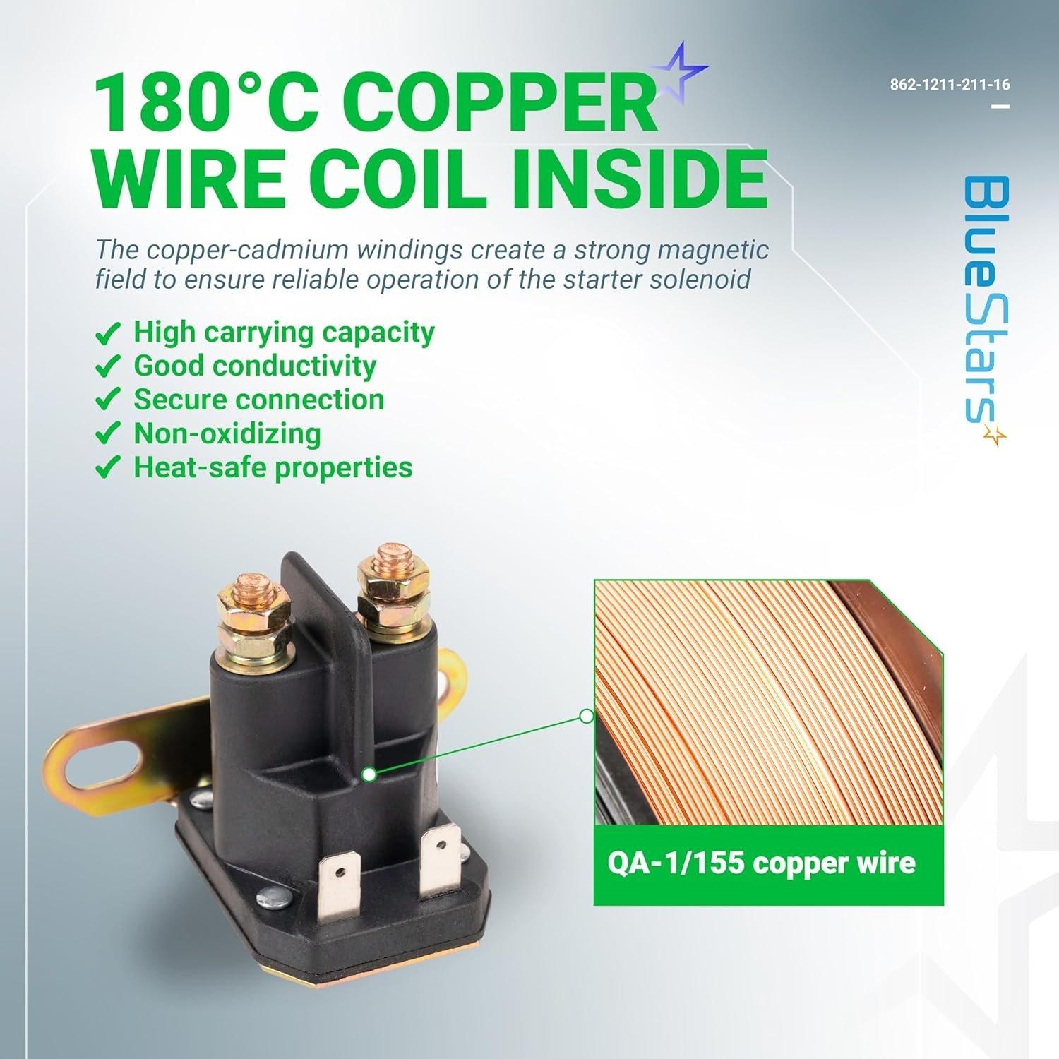 [Lifetime Warranty] 862-1211-211-16 AM138068 Starter Solenoid Relay 12V image 6