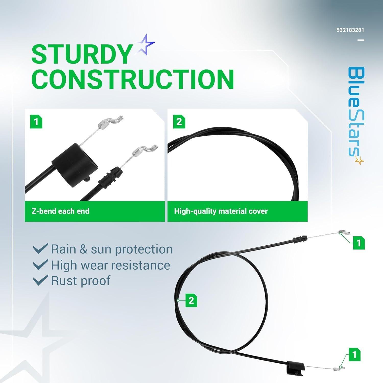 [Lifetime Warranty] 2 pcs 532183281 183281 Engine Zone Control Cable image 6