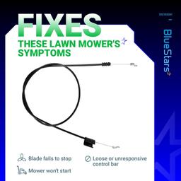 [Lifetime Warranty] 2 pcs 532183281 183281 Engine Zone Control Cable thumbnail 2