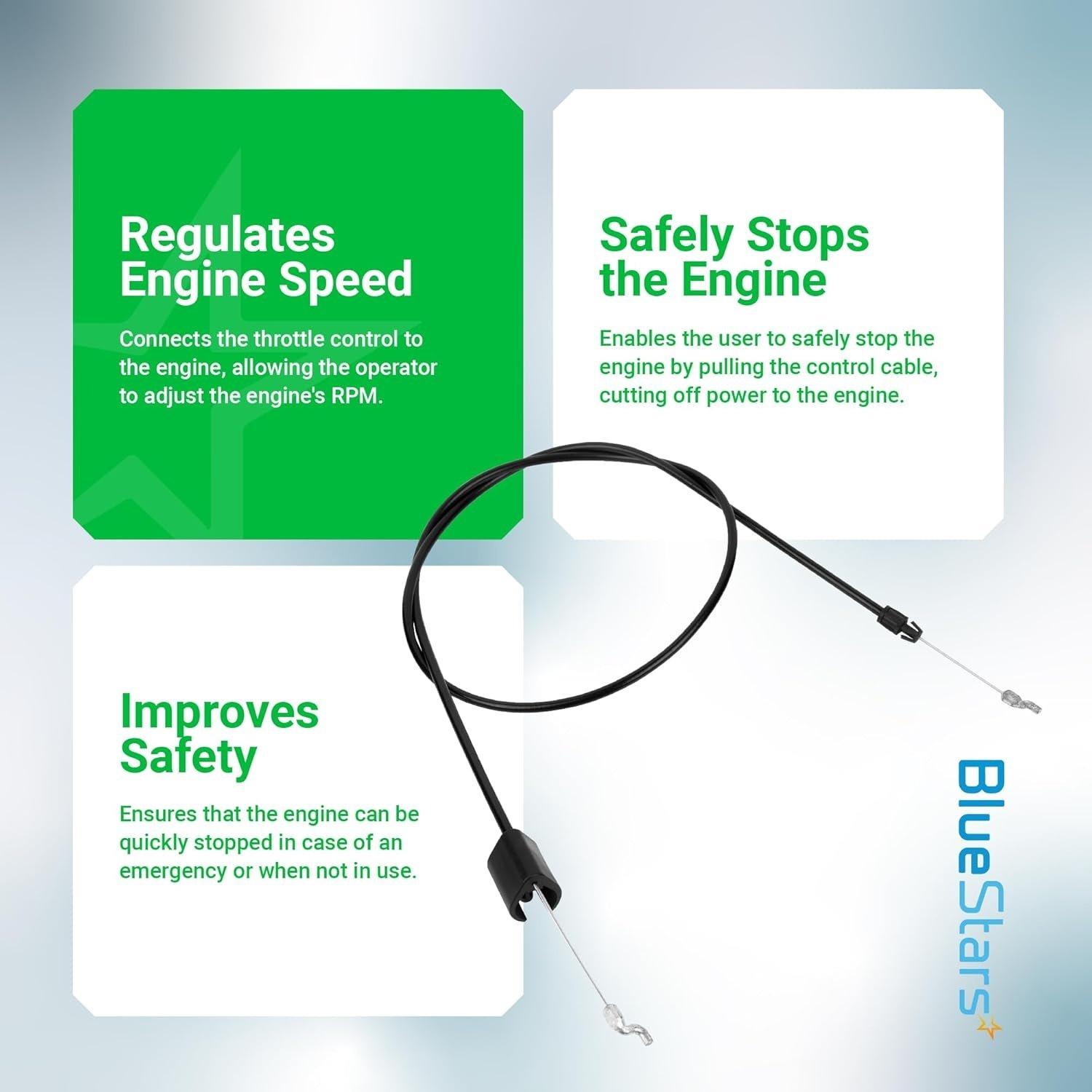 [Lifetime Warranty] 2 pcs 532183281 183281 Engine Zone Control Cable image 1