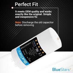 [Lifetime Warranty] 60 uF CBB60 250 VAC Motor Run Start Capacitor - Fits AC Motors 50/60 Hz - Pack of 2 thumbnail 3