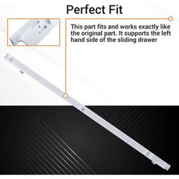 [Lifetime Warranty] 240530601 Refrigerator Pan Hanger Replacement (Left Side) – Compatible with Frigidaire & Kenmore Refrigerators – Replaces 24046040 917557 AP2116589 PS430916 thumbnail 4