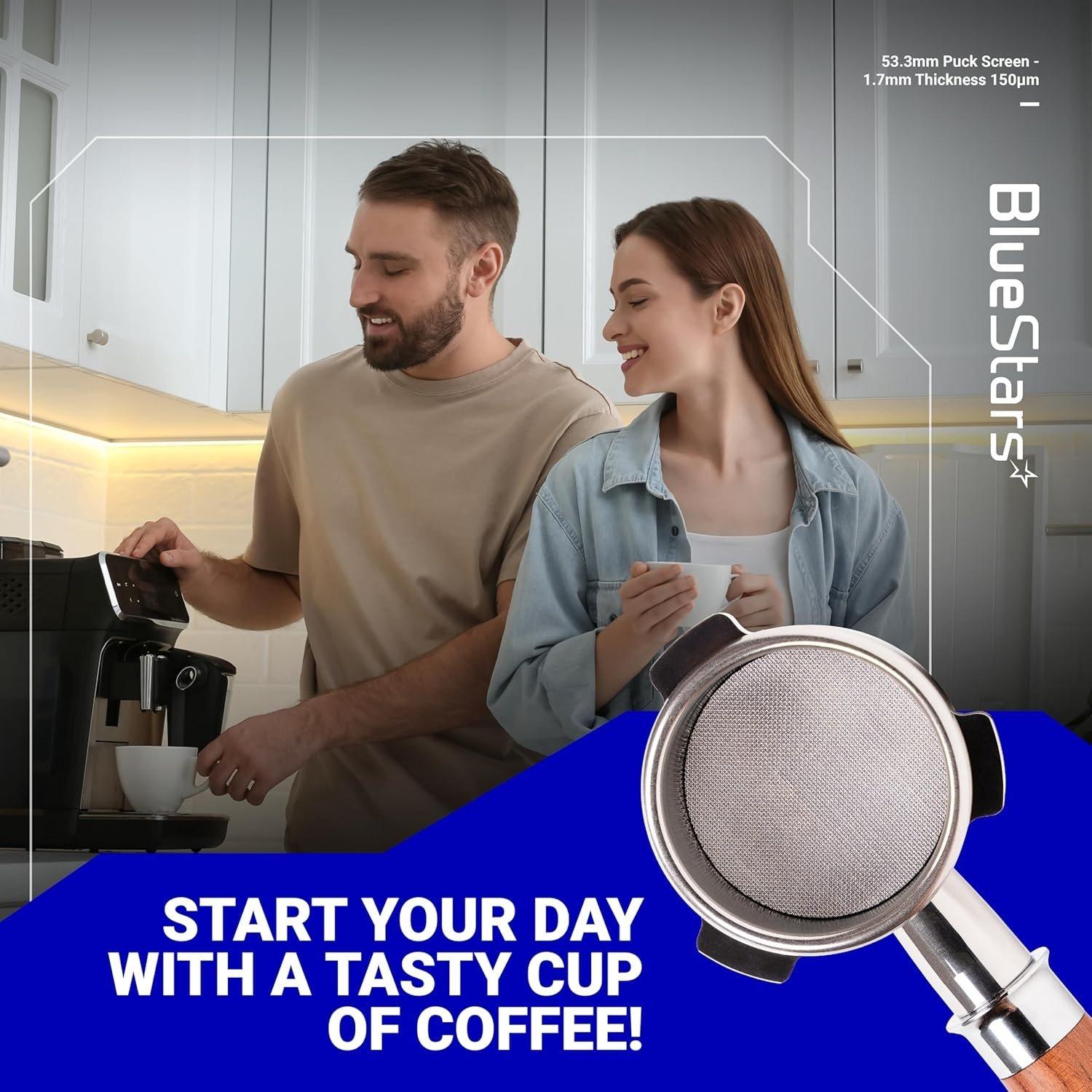 [Lifetime Warranty] 2-pack 53.3mm Espresso Puck Screen 1.7mm image 7