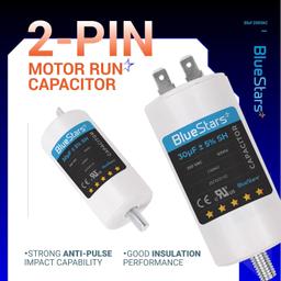 [Lifetime Warranty] 30 uF MFD 250 VAC CBB60 50/60 Hz Run Capacitor with Screw - Fits AC Motors, Electric Motors, Water Pumps thumbnail 3