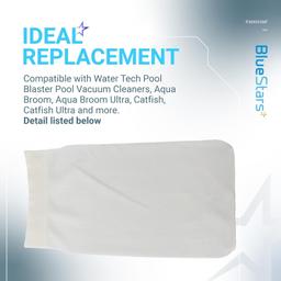 [Lifetime Warranty] P30X022MF/PBW022MF Pool Vacuum Cleaner Micro Filter Bags - Pack of 10 thumbnail 2