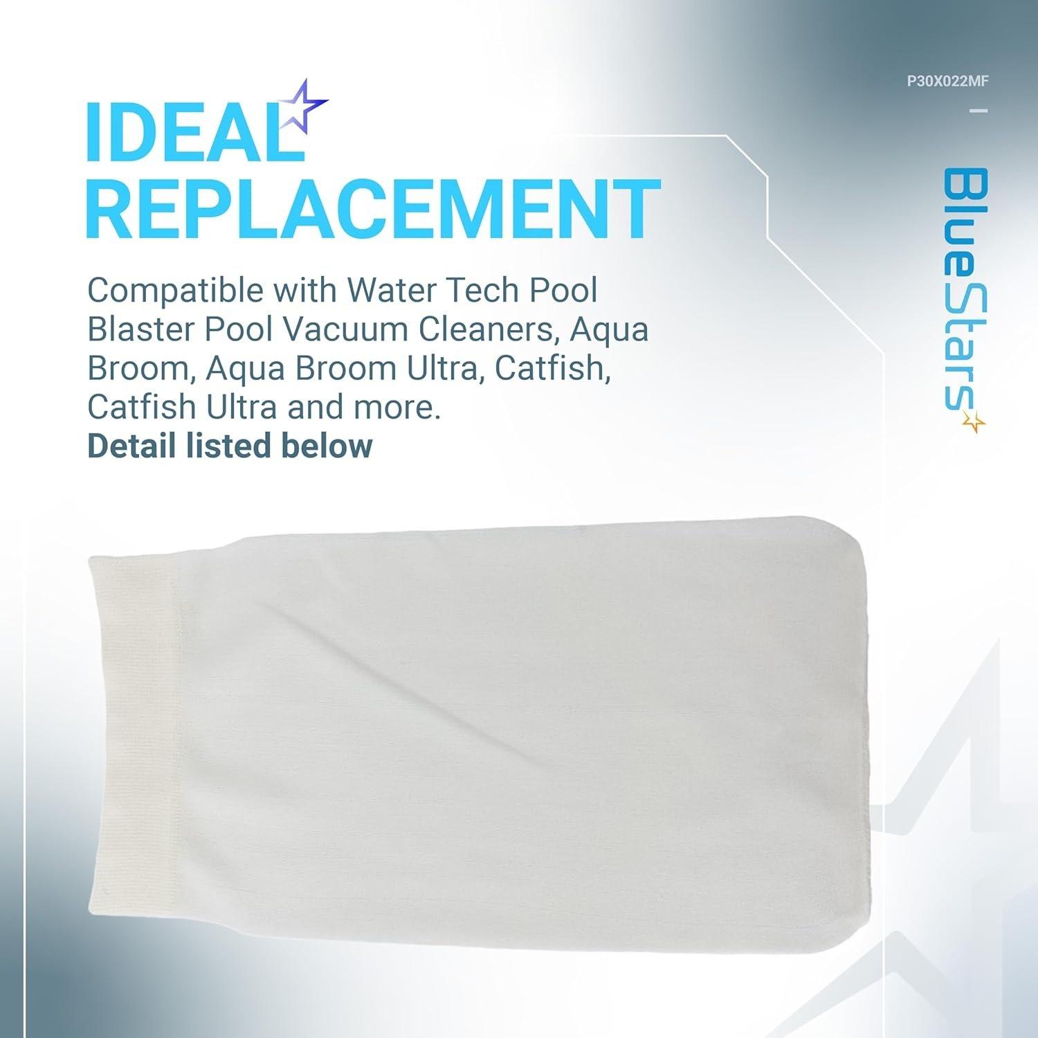 [Lifetime Warranty] P30X022MF/PBW022MF Pool Vacuum Cleaner Micro Filter Bags - Pack of 10 image 2