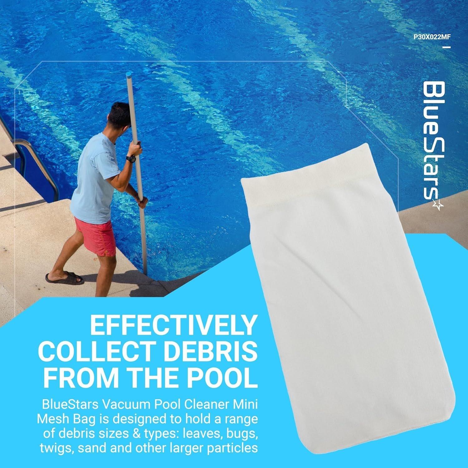 [Lifetime Warranty] P30X022MF/PBW022MF Pool Vacuum Cleaner Micro Filter Bags - Pack of 10 image 4