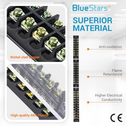 [Lifetime Warranty] 8/10/12 Positions Terminal Strip Blocks 600V 15A - Pack of 6 thumbnail 5