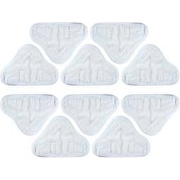 [Lifetime Warranty] H2OX5 Microfiber Steam Mop Pads Replacement - Compatible with H2O H20 Steam Mop X5 - Pack of 10 thumbnail 0
