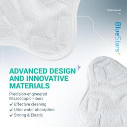 [Lifetime Warranty] H2OX5 Microfiber Steam Mop Pads Replacement - Compatible with H2O H20 Steam Mop X5 - Pack of 10 thumbnail 6