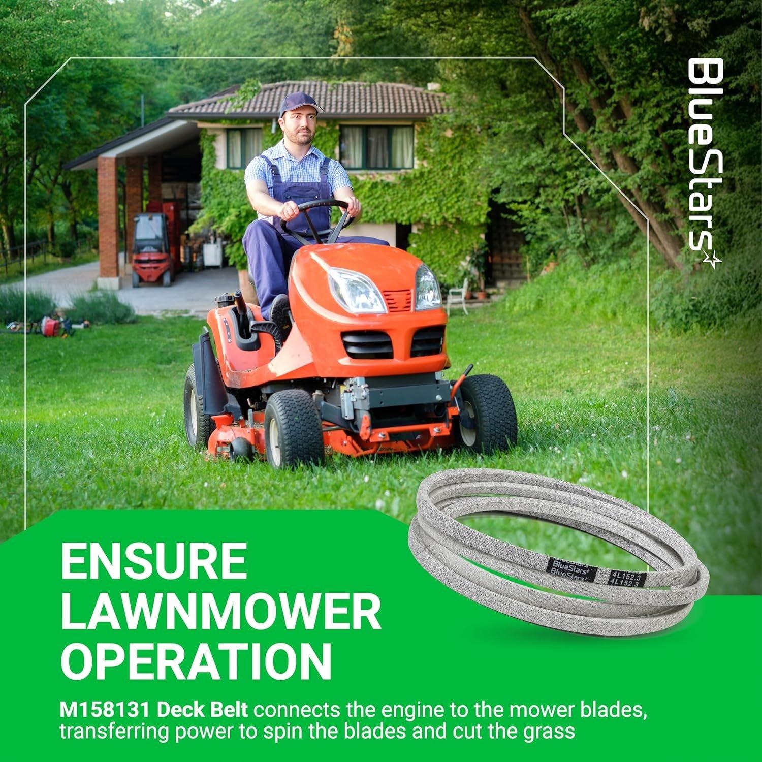 [Lifetime Warranty] Mower Deck Belt M154296 M158131 152.3" x 0.5" image 1