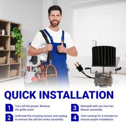 [Lifetime Warranty] 99080351 S97009796 Heater Fan Blower thumbnail 5