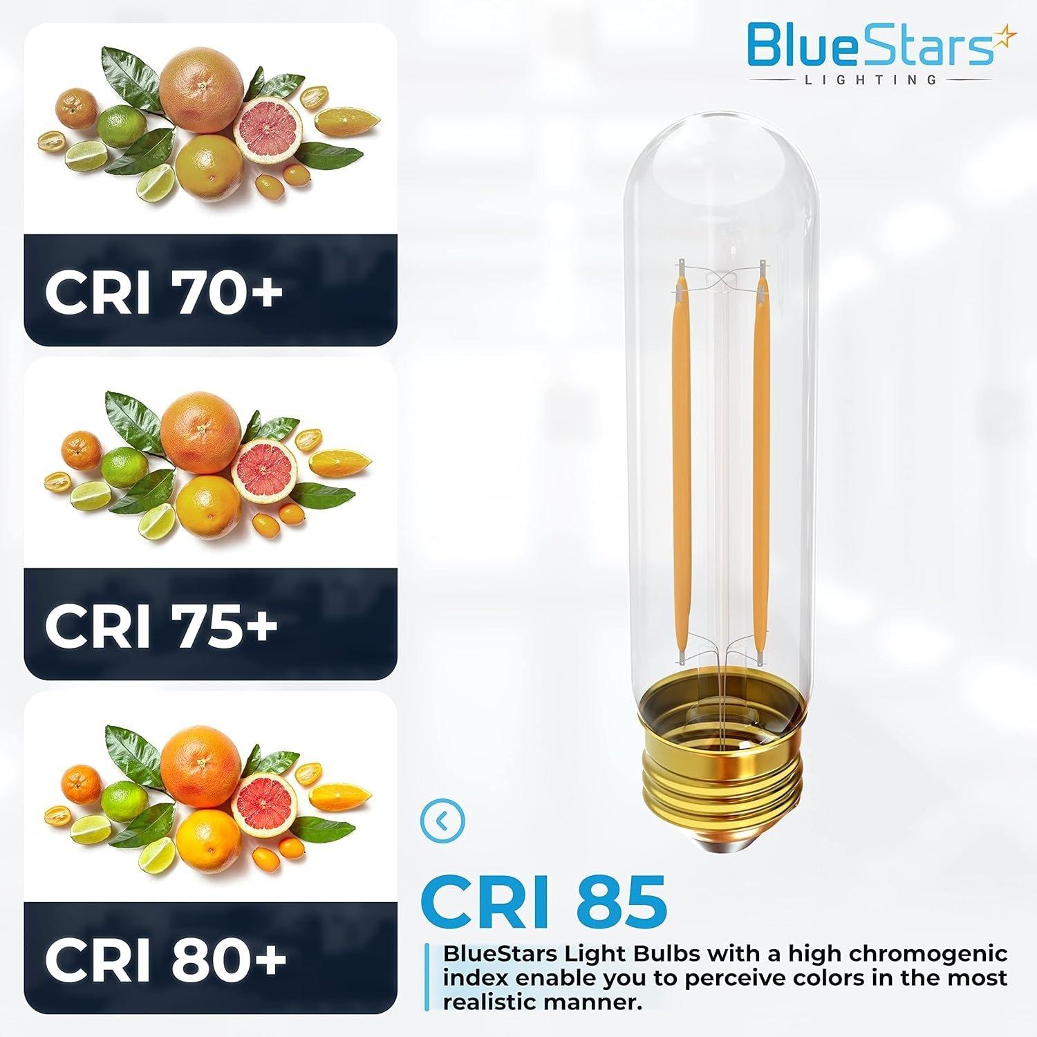 [Lifetime Warranty] 6-pack (Christmas Decoration) T10 Tubular LED Light Bulbs T30 E26 Medium Base image 5
