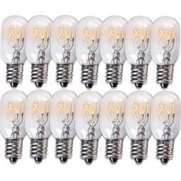 [Lifetime Warranty] E12 T20 25W Incandescent Bulbs Salt Lamp 120V - Pack of 14 thumbnail 0