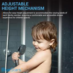 [Lifetime Warranty] Adjustable Handheld Shower Head Holder Bracket 360Â° thumbnail 2