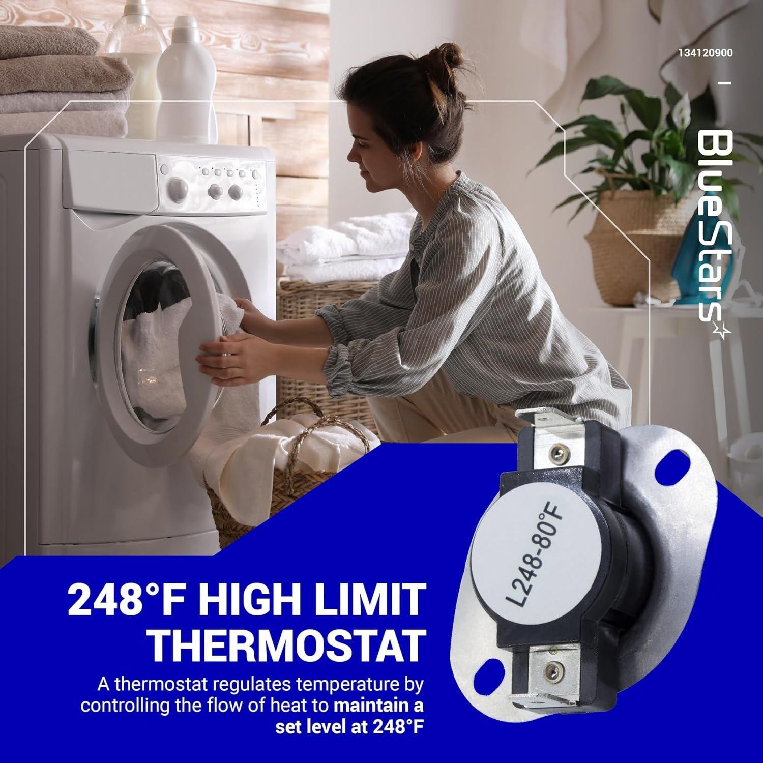 [Lifetime Warranty] 279769 Dryer Thermal Cut-Off Kit Replacement - Compatible with Whirpool & Kenmore Dryers - Replaces 3389946 3398671 3977394 695563 AP3094224 3390291 image 5