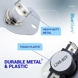 [Lifetime Warranty] 279769 Dryer Thermal Cut-Off Kit Replacement - Compatible with Whirpool & Kenmore Dryers - Replaces 3389946 3398671 3977394 695563 AP3094224 3390291 thumbnail 4
