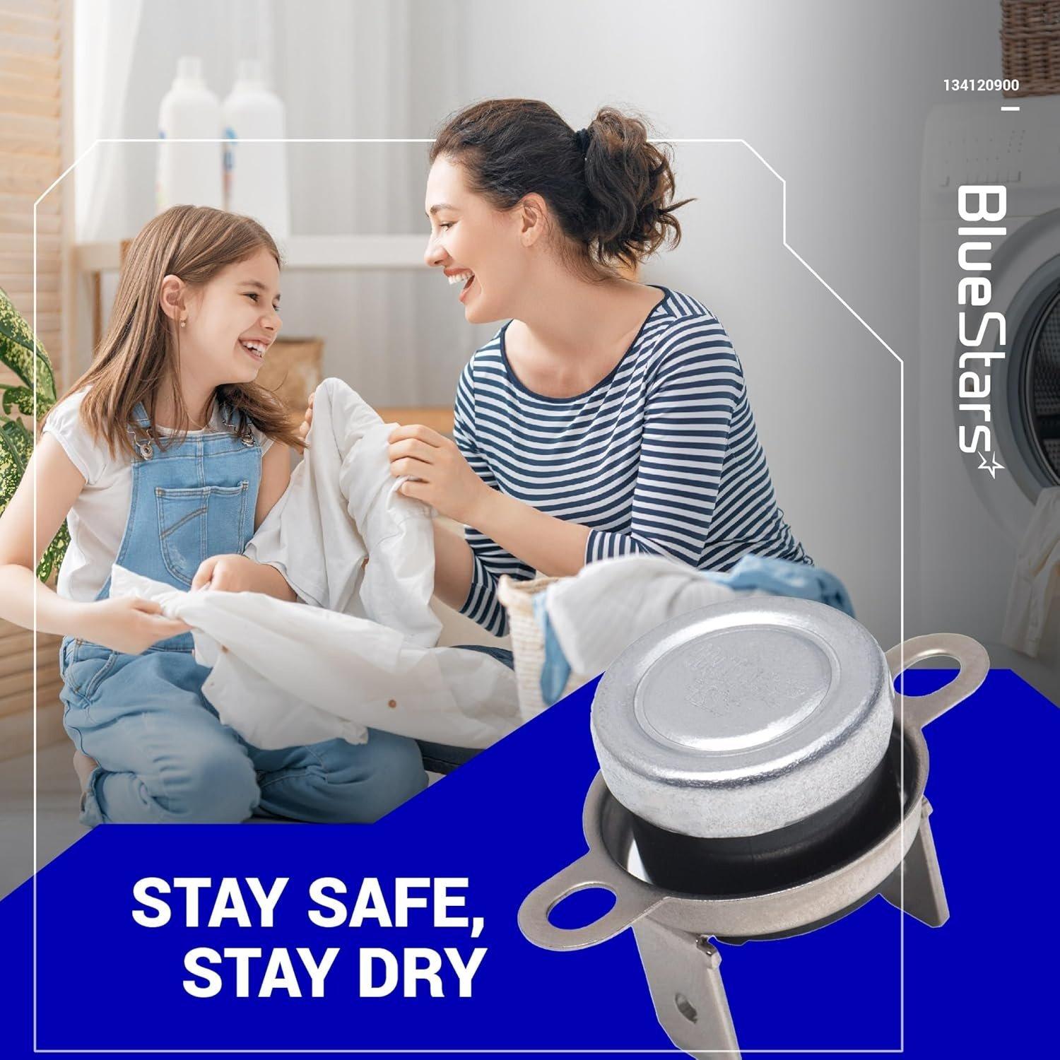 [Lifetime Warranty] 279769 Dryer Thermal Cut-Off Kit Replacement - Compatible with Whirpool & Kenmore Dryers - Replaces 3389946 3398671 3977394 695563 AP3094224 3390291 image 1