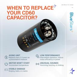 [Lifetime Warranty] [UL Certified] 829-995 uF MFD 110-125 VAC ±20% Round Motor Start Capacitor 50/60 Hz - Replaces 6FLL8, PMJ829 thumbnail 5