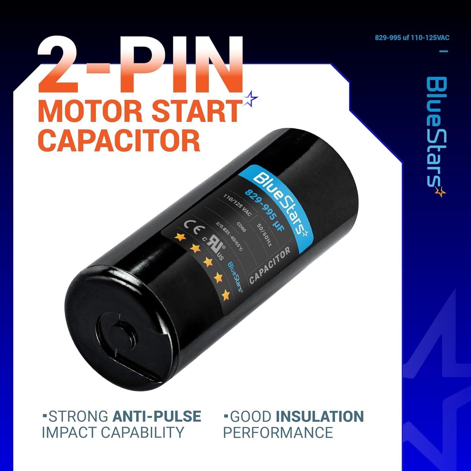 [Lifetime Warranty] [UL Certified] 829-995 uF MFD 110-125 VAC ±20% Round Motor Start Capacitor 50/60 Hz - Replaces 6FLL8, PMJ829 image 10