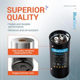 [Lifetime Warranty] [UL Certified] 829-995 uF MFD 110-125 VAC ±20% Round Motor Start Capacitor 50/60 Hz - Replaces 6FLL8, PMJ829 thumbnail 11