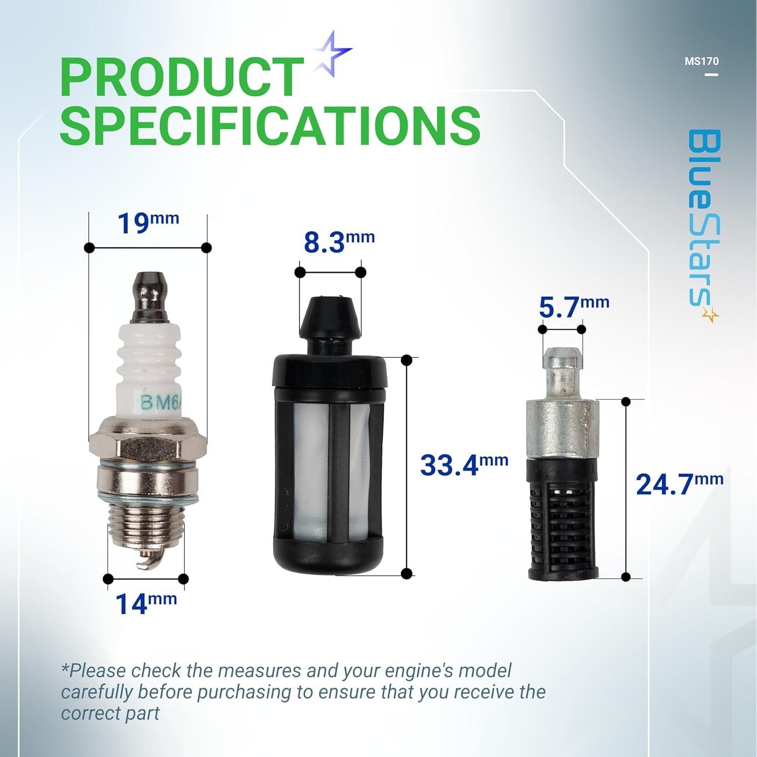 [Lifetime Warranty] Air Filter Tune-Up Kit MS170 MS180 image 6