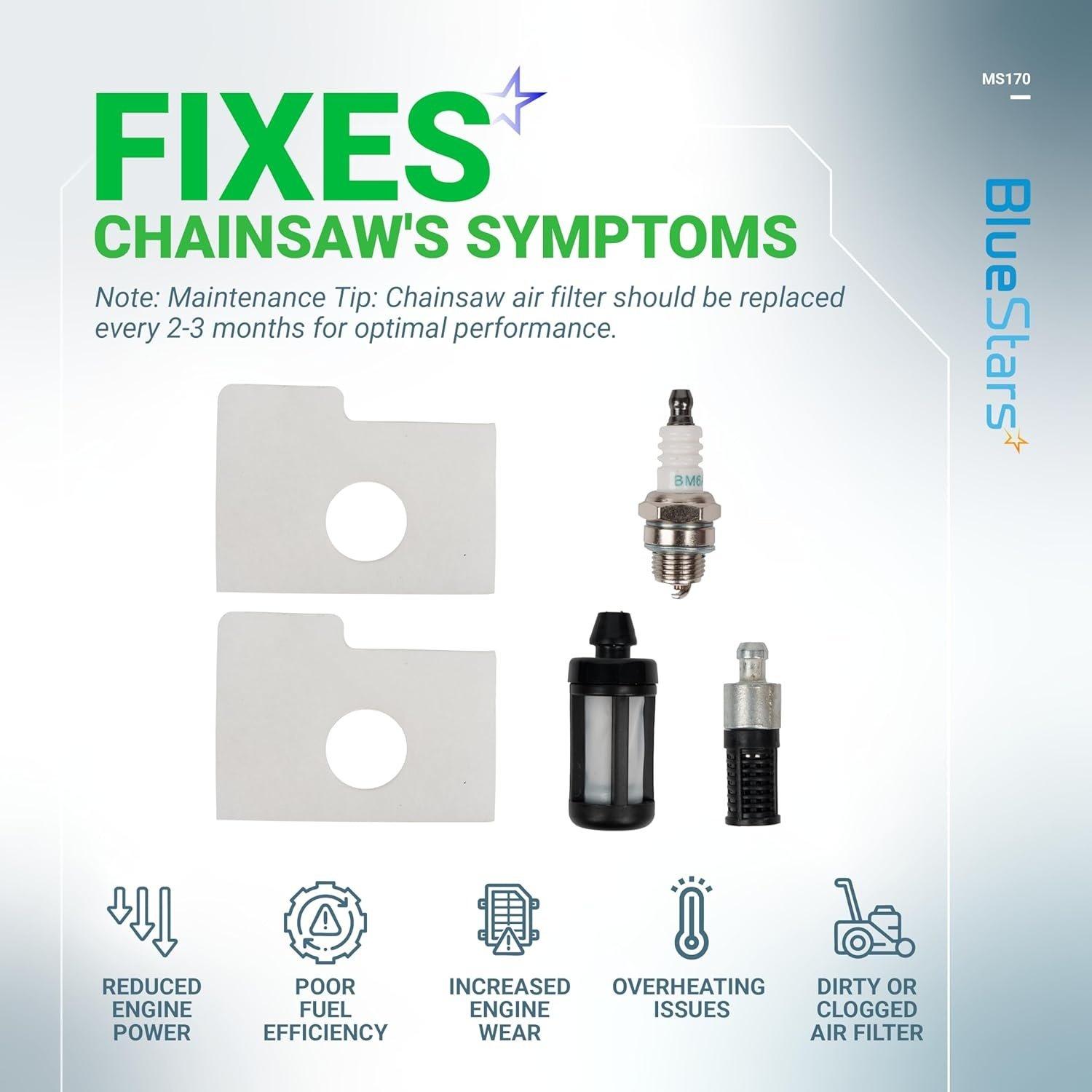 [Lifetime Warranty] Air Filter Tune-Up Kit MS170 MS180 image 1