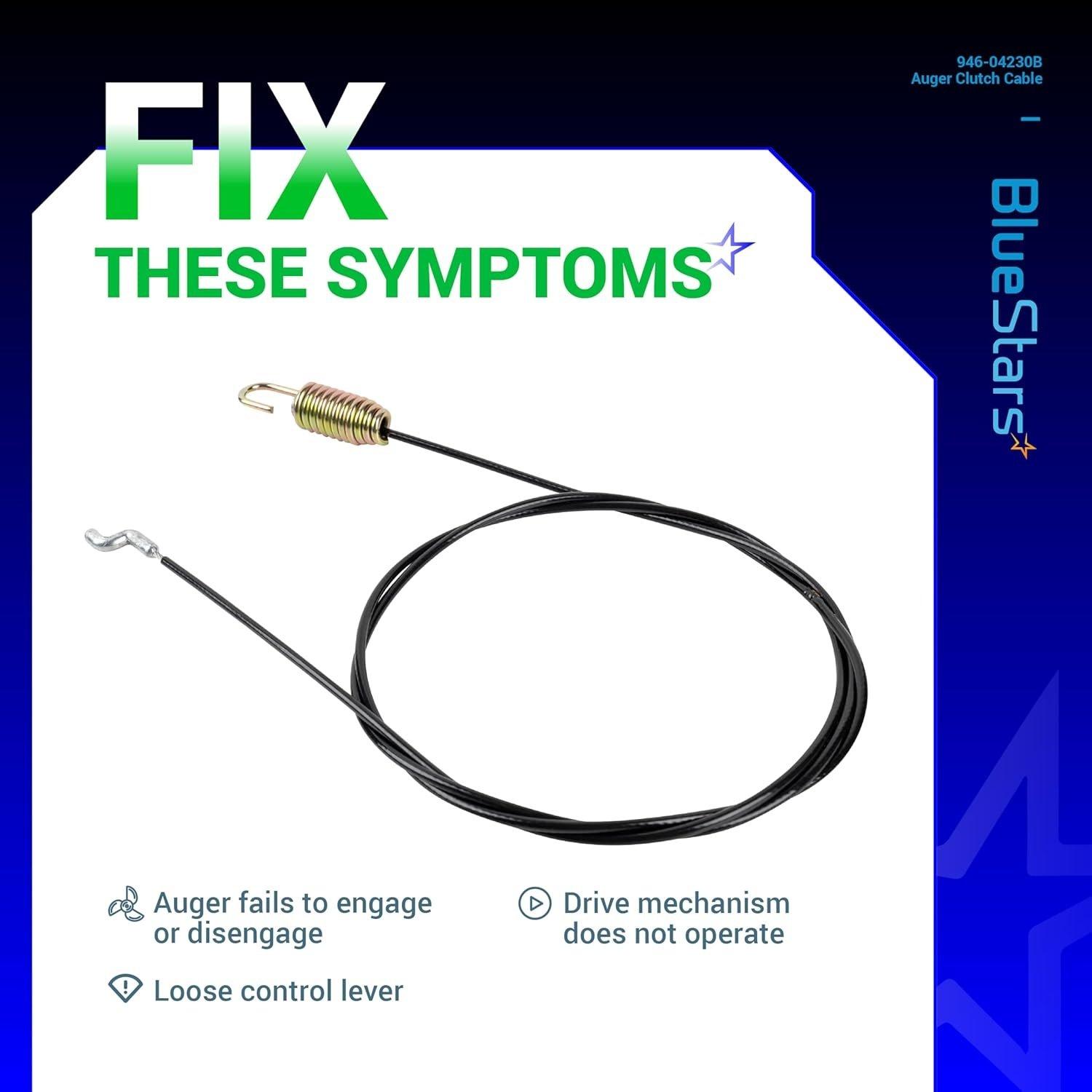 [Lifetime Warranty] 946-04230B Auger Clutch Cable - Pack of 2 image 3