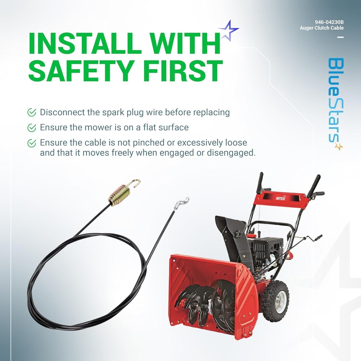 [Lifetime Warranty] 946-04230B Auger Clutch Cable - Pack of 2 image 7