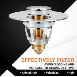 [Lifetime Warranty] Pop-up Spring Core Drain Stopper for Bathroom Sink thumbnail 5