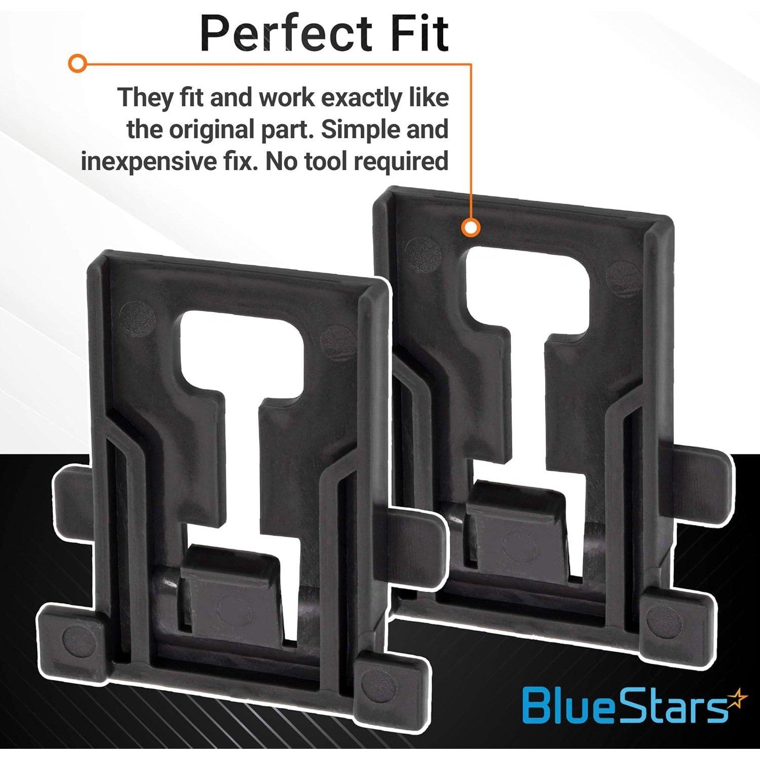 [Lifetime Warranty] W10195840 Dishwasher Rack Adjuster Positioner - Compatible with Whirlpool Kenmore KitchenAid Dishwashers - Replaces WPW10195840 PS11750093 1872228 - Pack of 2 image 3