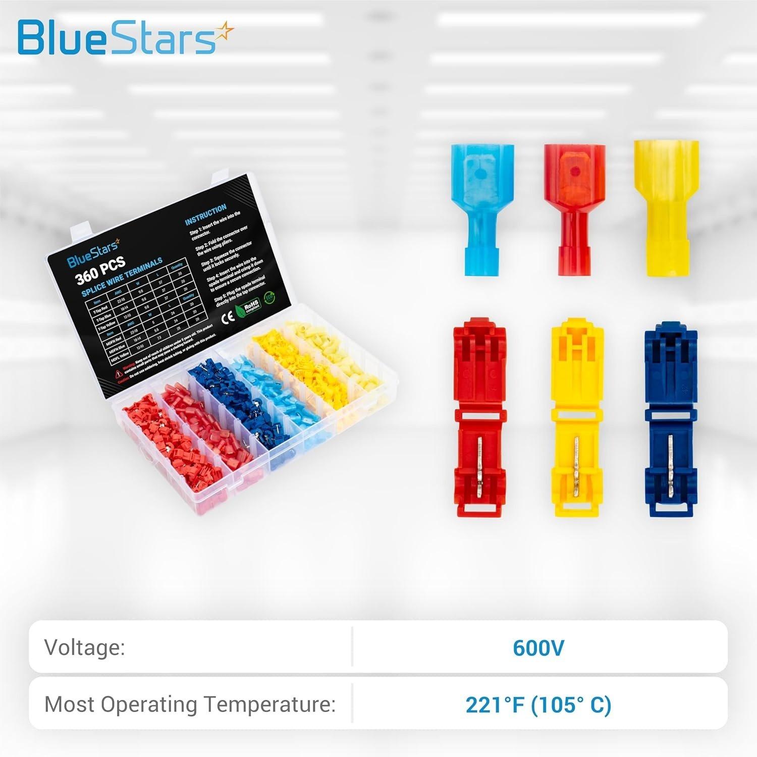 [Lifetime Warranty] 360 PCS T-Tap Splice Wire Terminals and image 2