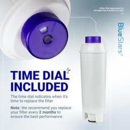 [Lifetime Warranty] Coffee Machine Water Filters - Compatible with Delonghi Coffee Machines DLSC002 included Delonghi ECAM ESAN ETAM BCO410 BCO420 EC680 - Pack of 4 thumbnail 1