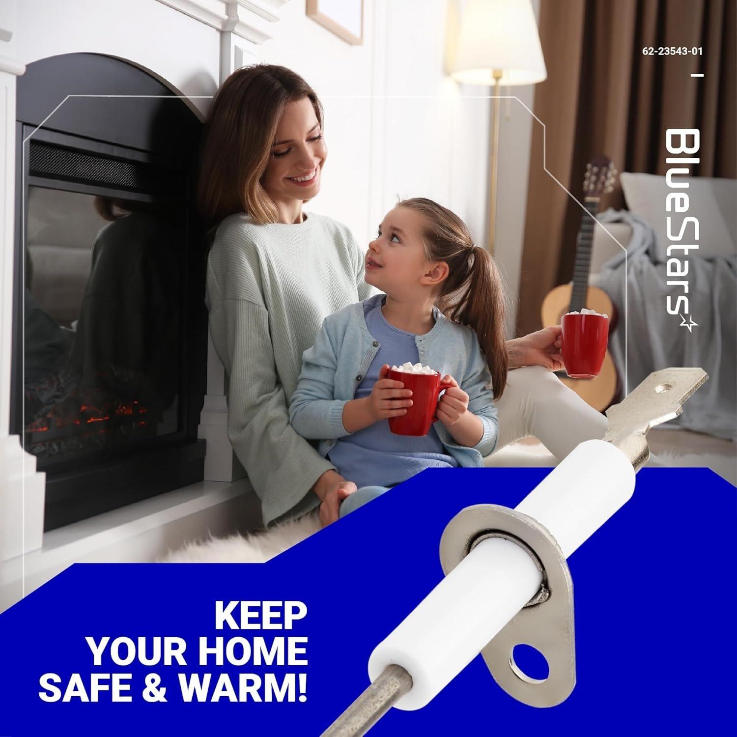 [Lifetime Warranty] 62-23543-01 Furnace Flame Sensor - Pack of 2 image 3