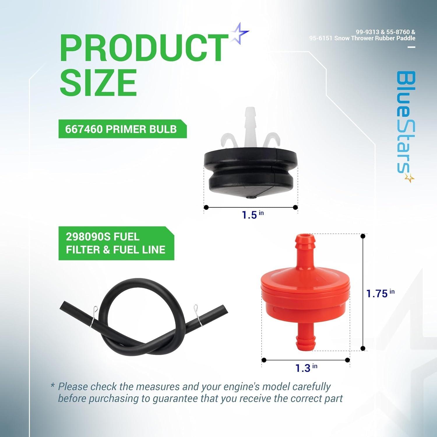 99-9313 Rubber Paddles 133-5585 Scraper Blade 121-6622 Drive Belt and Hardware Kits image 1