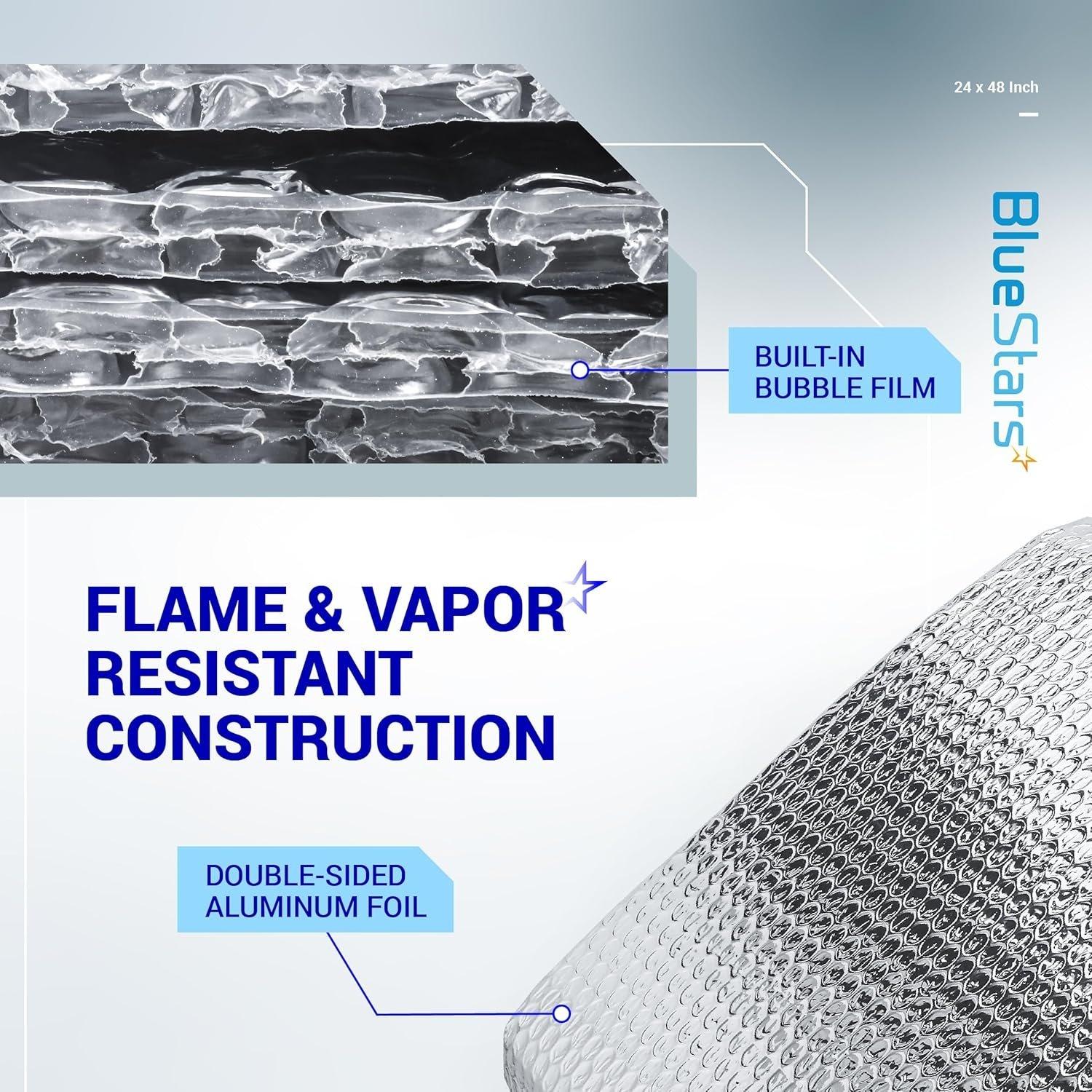 [Lifetime Warranty] 16-pack Double Bubble Insulation Panel (24 x 48 in) with Adhesive Tape image 6