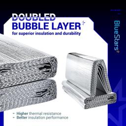 [Lifetime Warranty] 16-pack Double Bubble Insulation Panel (24 x 48 in) with Adhesive Tape thumbnail 1