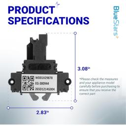 [Lifetime Warranty] WD01X29878 Dishwasher Door Latch - Compatible with GE Hotpoint Dishwasher - Replaces WD01X27701 4979622 PD00072017 AP7176296 PS16659468 EAP16659468 265D1214G004 EG-380944 thumbnail 3