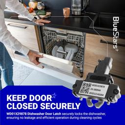 [Lifetime Warranty] WD01X29878 Dishwasher Door Latch - Compatible with GE Hotpoint Dishwasher - Replaces WD01X27701 4979622 PD00072017 AP7176296 PS16659468 EAP16659468 265D1214G004 EG-380944 thumbnail 4