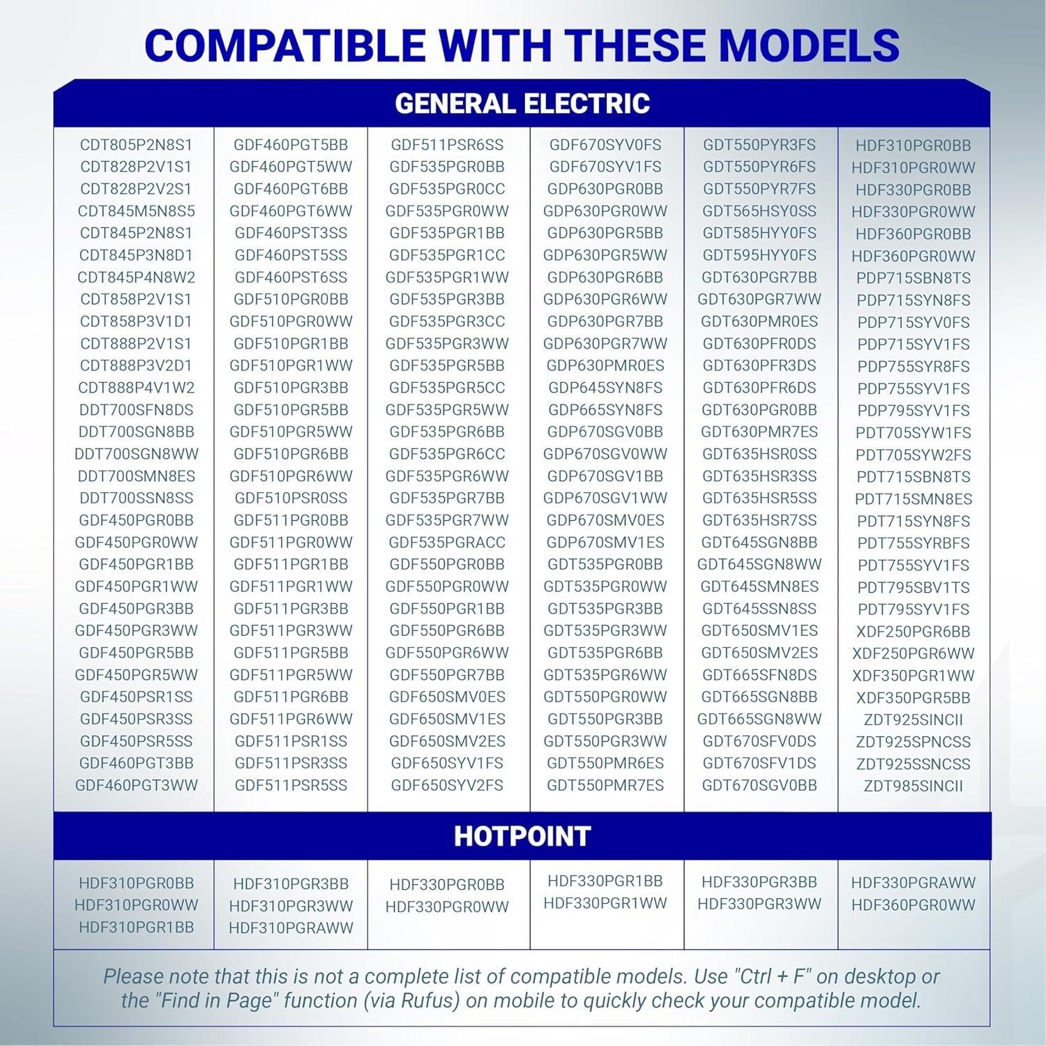 [Lifetime Warranty] WD01X29878 Dishwasher Door Latch - Compatible with GE Hotpoint Dishwasher - Replaces WD01X27701 4979622 PD00072017 AP7176296 PS16659468 EAP16659468 265D1214G004 EG-380944 image 8