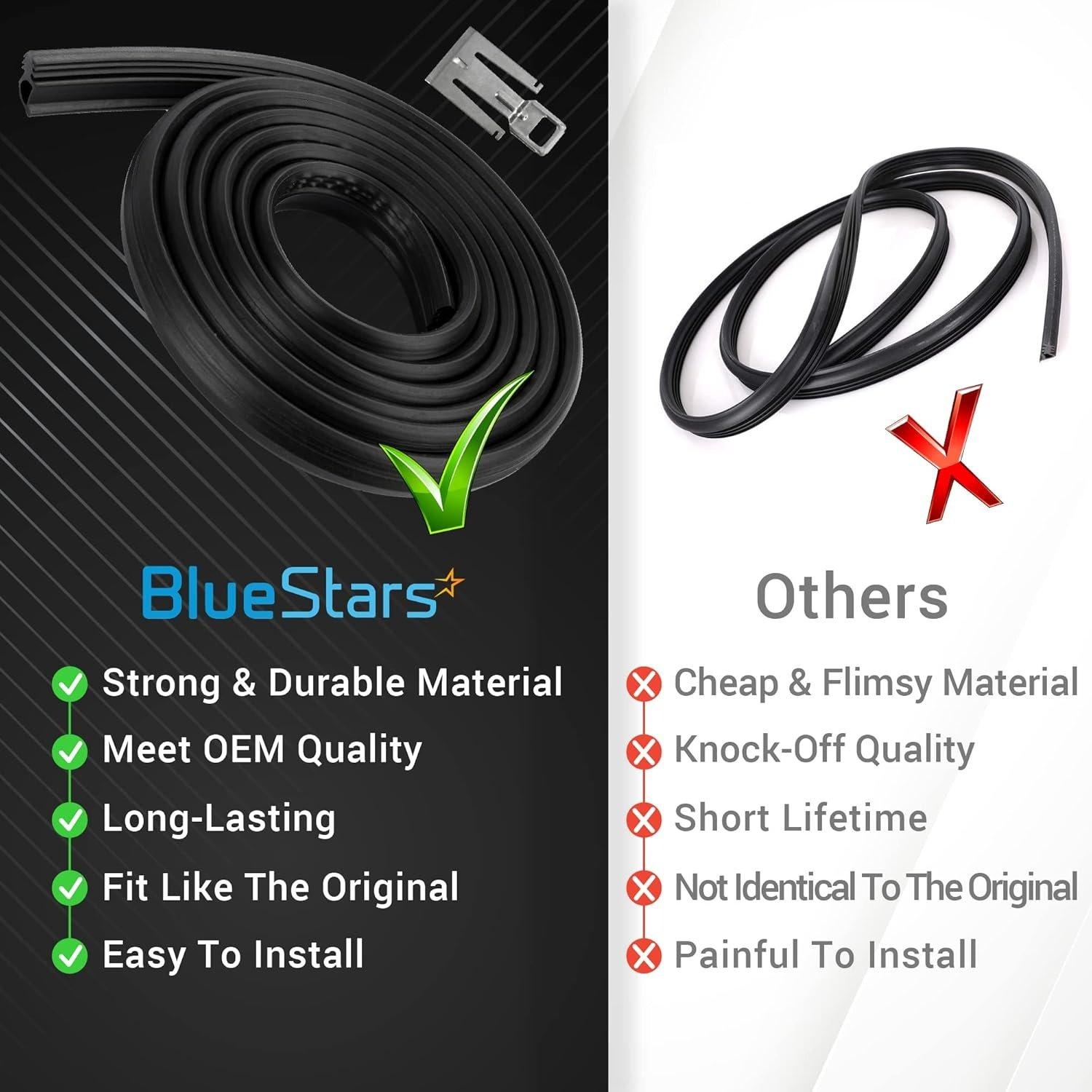 [Lifetime Warranty] W10542314 Dishwasher Door Gasket & Strike Kit - Compatible with Whirlpool Kenmore Maytag Dishwashers - Replaces W10284090 W10300589 W10350162 AP5650274 image 2