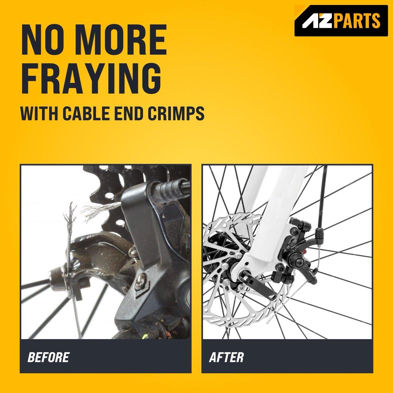 [Lifetime Warranty] Premium Universal Bike Brake Cable Set - Include Front and Rear Brake Cables & Housing - Complete Brake Replacement Kit for Mountain, Trail, Cruisers, MTB, City Bikes image 1