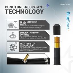 [Lifetime Warranty] 26 X 1.75/1.95/2.10/2.125in Bicycle Tires Inner Tubes - Pack of 2 thumbnail 6