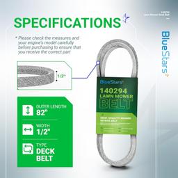 [Lifetime Warranty] 140294 Mower Ground Drive Belt 1/2" x 82" thumbnail 6