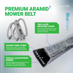 [Lifetime Warranty] 140294 Mower Ground Drive Belt 1/2" x 82" thumbnail 4
