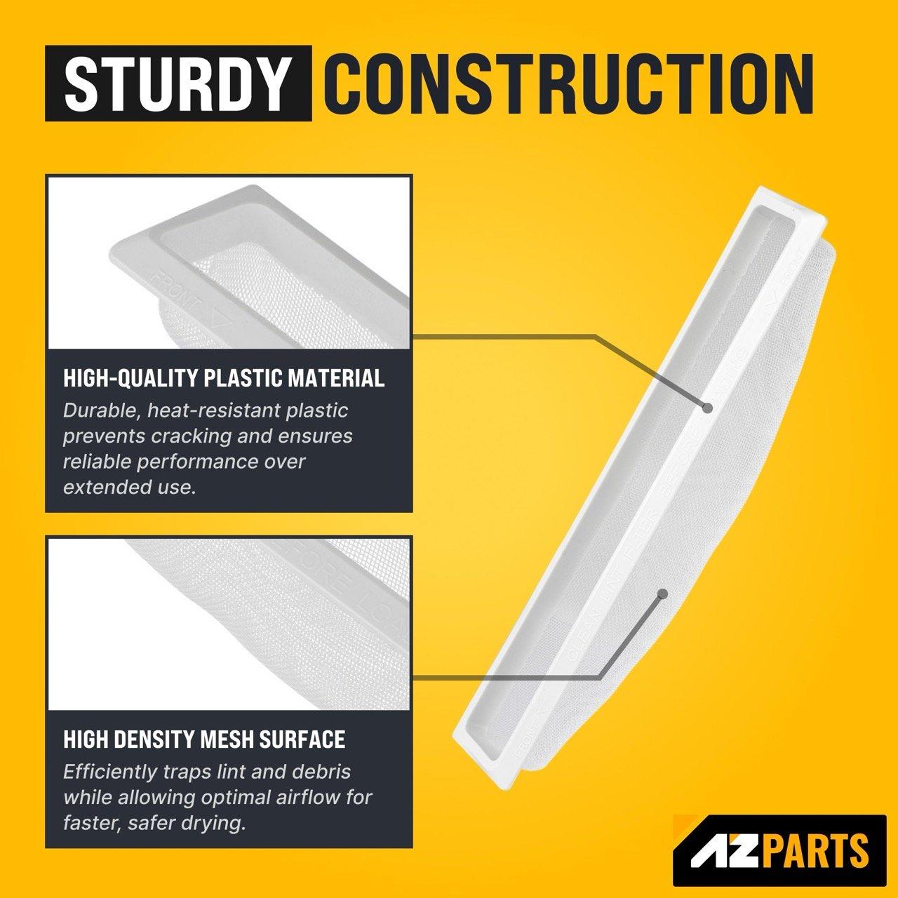 [Lifetime Warranty] 131359600 Dryer Lint Filter Case Screen Replacement - Compatible with Frigidaire Crosley Electrolux - Replaces 5304516871, 131152700, 131359601, 131359602, 131359603, 5304516872 image 3