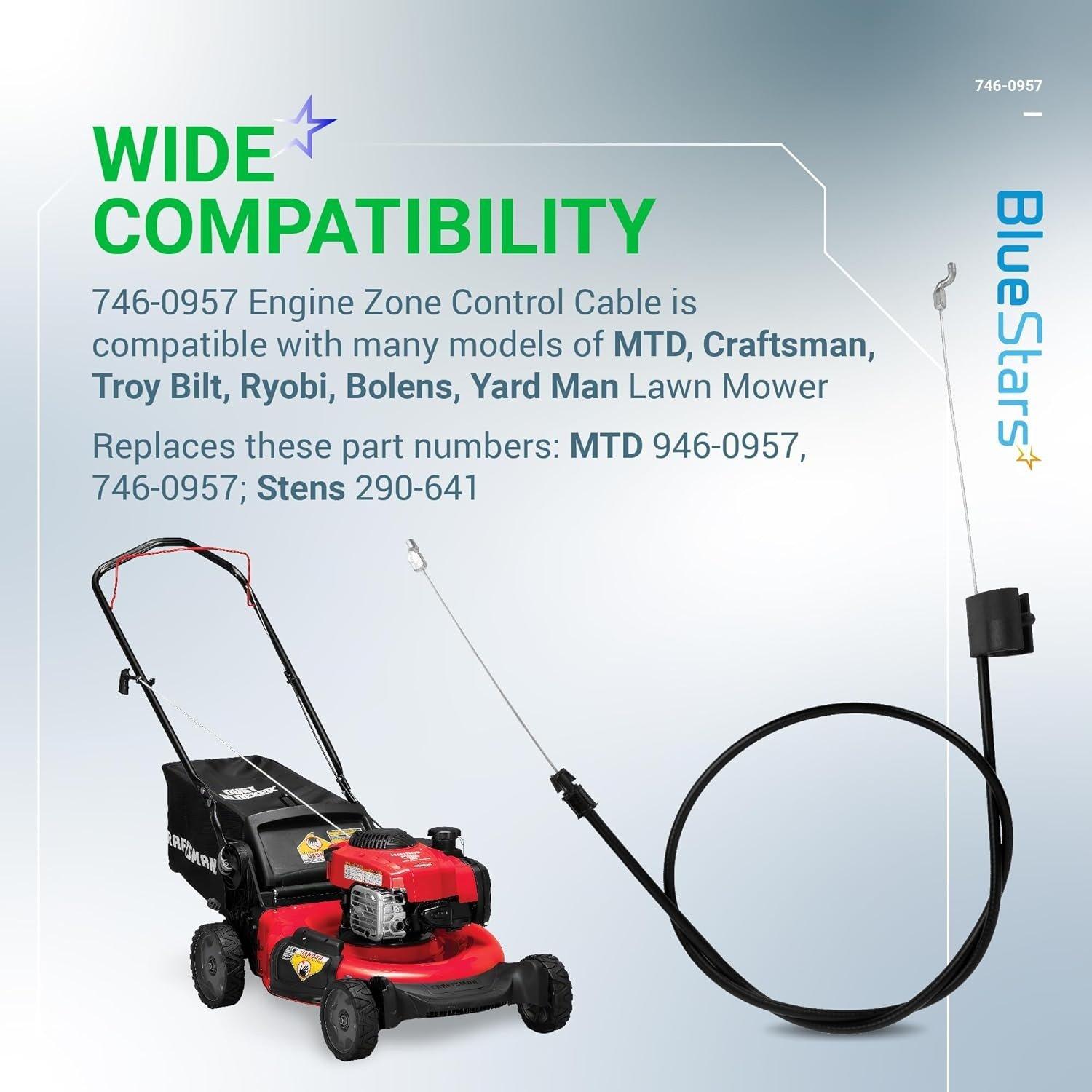 [Lifetime Warranty] 746-0957 946-0957 Engine Zone Control Cable - Pack of 2 image 6